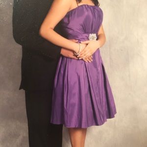 Purple formal dress